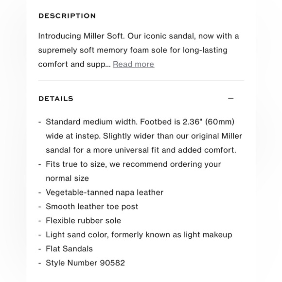 Tory Burch Soft Miller sandal-only worn once. - Picture 2 of 6